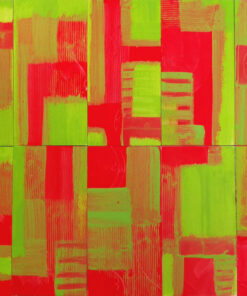 Eclario Barone geometrico astratto tecnica mista