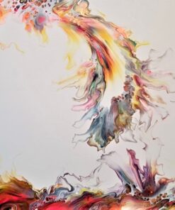 Caterina Crincoli Resin Art- Resina Epossidica, pigmenti, su pannello Leger Art Astratto