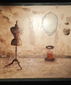 Marco Guazzarini mista su supporto ligneo