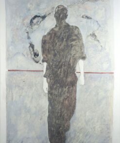 Olio su carta figurativo Enzo Casale