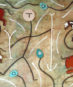 Olio su Tela Andrea Benetti figure umane