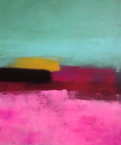 Acrilico astratto paesaggio Serena Attanasio