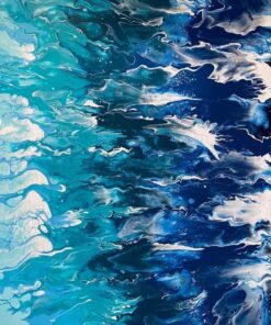 "Tormenti marini" di Pamela Naranzoni (2021) - Acrilico su tela - Astratto - 120x100x2cm
