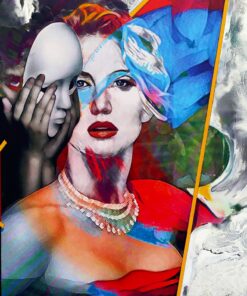 Ezio Ranaldi MISTA SU TELA CON SMALTO E OLIO