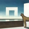 Cesare Reggiani olio su tela animali