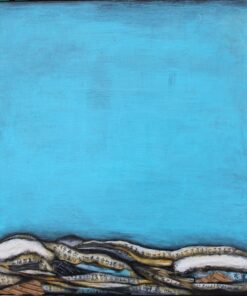 Skyline N. 3" di Enza Varvara - Tecnica mista - Astratto - 50x50x2 cm