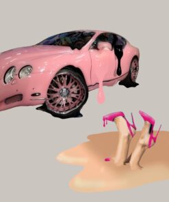 Barbie's world" di Alice Passadore (2021) - Copia firmata stampata in alta risoluzione- Pop Art - 50x70x0,3cm