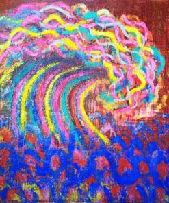 Giuseppe Valia Graffiti su tela, pigmenti pop art