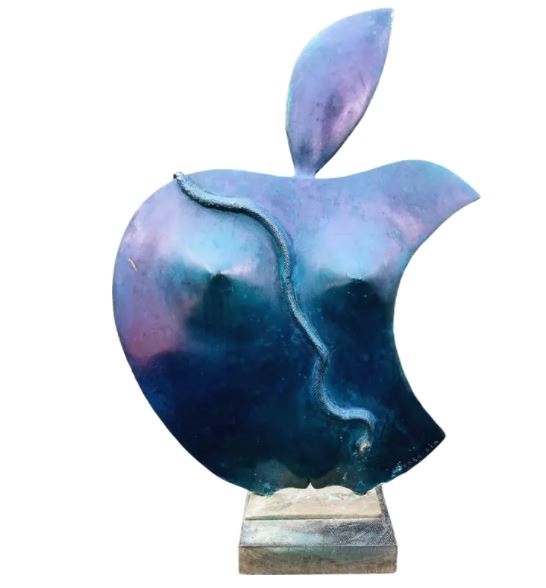 Guglielmo Ferraiola Scultura frutta apple