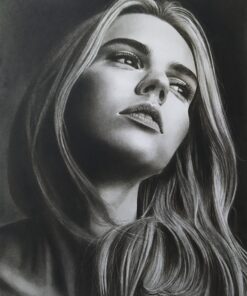 Barbara Sirtoli grafite e carboncino su carta Strathmore