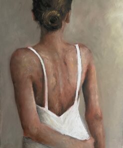 olio su tela figurativo ritratto