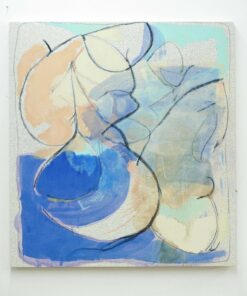 "Marquee June" di Paolo Vitale - Tecnica mista su tessuto - Astratto - 120x130x2,5cm