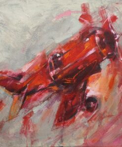 Olio e acrilico su tela figurativo dinamicoMassimiliano Malimpensa