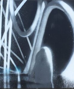 Claudio Coltura spraypaint on canvas astratto