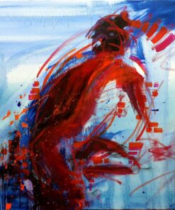 nudo di donna in ambiente astratto Massimiliano Malimpensa