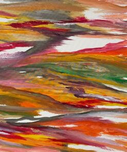 Rappresenta un qualche paesaggio della mente, un posto dove i colori osano stare insieme in ogni modo Marco Muti