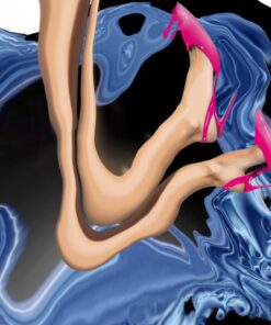 Plastic" di Alice Passadore (2022) - Copia firmata stampata in alta risoluzione su carta pregiata - Pop Art - 50x50x0,3cm