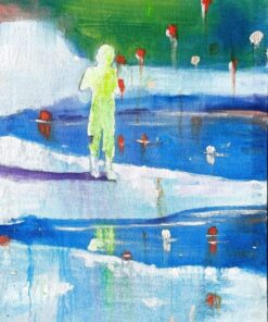 Pigmenti su lino Davide Scutece