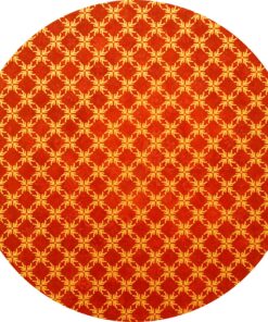 Social network (gold on red)