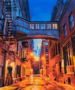 "Tribeca" di Marco Barberio (2022) - Acrilico su tela - Realismo - 69x98x3 cm