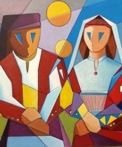 smalto e acrilici Piero Masia