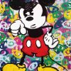 Giuseppe Valia Acrilico, Graffiti su Tela