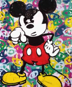 Giuseppe Valia Acrilico, Graffiti su Tela