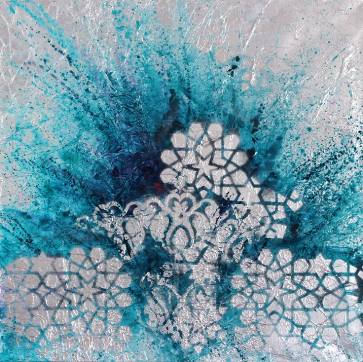 Priscilla Imbriani PELLICOLA ALLUMINIO, ACRILICI, SMALTI SU TELA