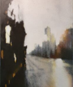 spraypaint on canvas Claudio Coltura paesaggi