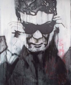 Giuseppe Valia Acrilico, Olio su Tela, vernice spray