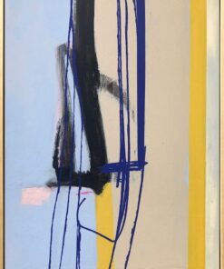 Rossano Liberatore Questo dipinto evoca una transizione. Sovrapponendo e alternando note calde e fredde, contempla il piacere della freschezza e lo unisce alla piacevole sensazione di calore