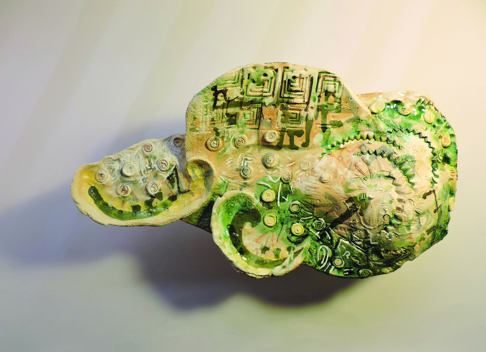 Eclario Barone scultura astratto