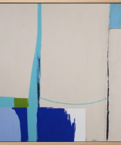 Rossano Liberatore nella sua astrazione spaziale attraverso segni e colori, tende a evocare un paesaggio con pezzi di cielo, lembi di terra, linee di fiume, mare e altro ancora