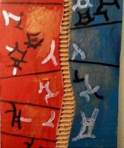 acrilico su cartone astratto Maria Irene Vairo