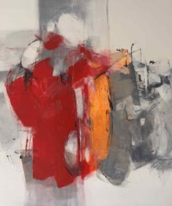 Patrizia Simonetti acrilico su tela astratto