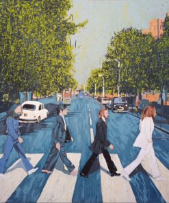 Acrilico, Inchiostro su Tela Giuseppe Valia