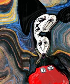 "The Scream" di Alice Passadore - Copia firmata stampata in alta risoluzione - Pop Art - 50x70x0,3cm