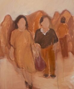 figura umano figurativo olio su tela Eleonora Bona