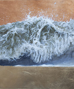 Lorenzo Sperzaga acrilico e doratura su legno figurativo