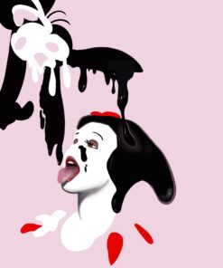 "Fuckdisney" di Alice Passadore - Copia firmata stampata in alta risoluzione - Pop Art - 50x70x0,3cm