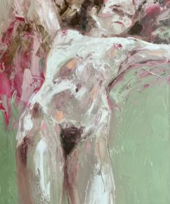 Francesca Brivio Figurativo nudo olio su tela