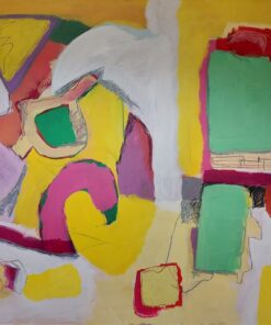 Orio Geleng tecnica mista su tavola astratto