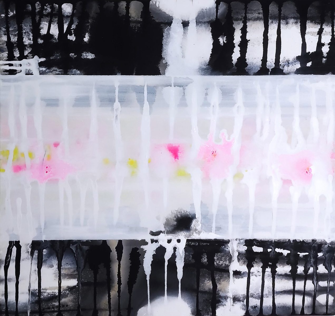 Guido Pierandrei 2022 acrilico su tela di cotone astratto