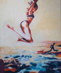 Danila Pasini olio su tela scene di vita quotidiana