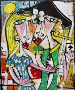Amore Pop Art Cubismo Quadro moderno Alessandro Siviglia