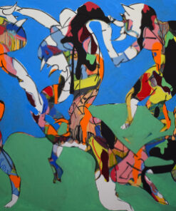 Francesco Polazzi astratto acrilico su tela