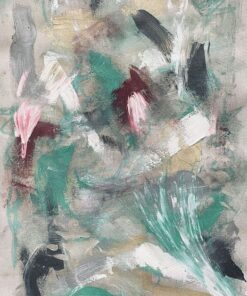 olio, acrilico su carta telata Domenico Cristiano Torre. Visione dei colori in una composizione libera. Emilio Vedova è l'artista che mi ispira