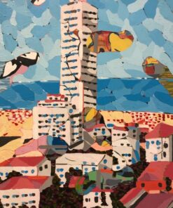 Francesco Polazzi acrilico su tela astratto paesaggio