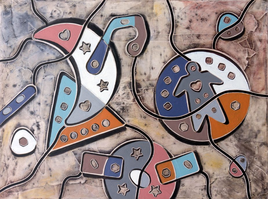 Quadro Geometrico concettuale di Andrea Benetti